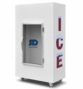 Soardragon <strong>Ice</strong> <strong>Cube</strong> <strong>Display</strong> Merchandiser Packaged <strong>Ice</strong> Box Freezer Bagged <strong>Ice</strong> Storage Bin for Supermarket Use