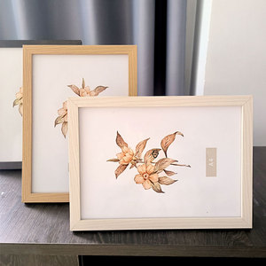 热销木纹中密度纤维板相框5x7 6x8 8x10 A3 A4英寸a 2尺寸木纸包裹家用展示相框 - Product Image 4