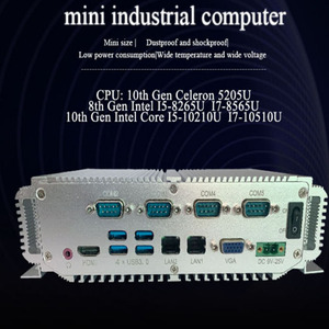 工厂廉价迷你电脑5205U中央处理器英特尔DDR4 VGA高清2局域网COM瘦客户端一体机工业迷你电脑 - Product Image 5