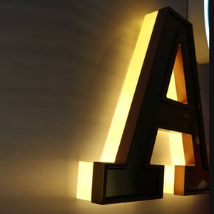 High End Custom LED Lighting Sign 3D Floating Front Light Modern Look Metal Acrylic Luminous Letter Sign - Product Image 6