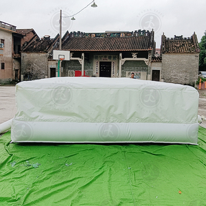 Şişme atlama dublör hava yastığı şişme iniş binici dağ bisiklet rampası dublör şişme hava yastığı iniş için Bmx