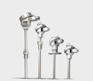 Sensor de temperatura PT100 RTD, rango de medición de-50 a 200C WZP PT100 RTD