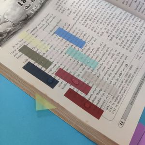インデックスタブインデックスフラグ指示ステッカーネオン付箋ブックマーク透明メモ帳学用品文房具付箋 - Product Image 6