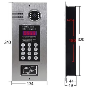 Smart Home <strong>TCP</strong> <strong>IP</strong> Multi Apartments <strong>Video</strong> <strong>Intercom</strong> Supports Door Lock and Works with Smart Phone