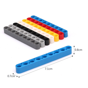 32524 rompecabezas de partículas pequeñas ladrillo 40490 Liftarm grueso 1x7 1x13 1x15 MOC 32278 bloques de construcción piezas de repuesto bloques compatibles juguete - Product Image 3