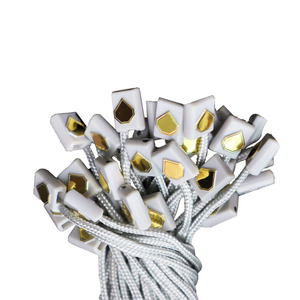Wholesale Custom Hangtag <strong>String</strong> <strong>Cord</strong> Fastener and <strong>Cord</strong> <strong>String</strong> Seal Hanging Tablet Seal <strong>Tag</strong> for Clothing - Product Image 4