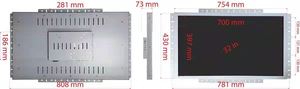 32 Inch Touch Screen <strong>Monitor</strong> 3m Quality Integral Type Touch Screen Display Fusion 5 <strong>Monitor</strong> for Fire Link - Product Image 2