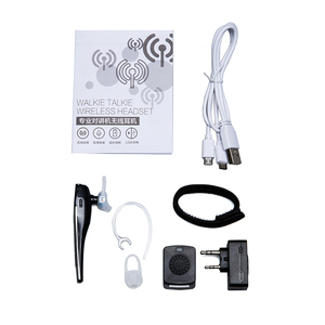 Auriculares inalámbricos con intercomunicador con adaptador Bluetooth azul para Radio Walkie Talkie bidireccional - Product Image 6