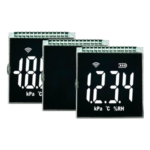 Pantalla LCD de segmento personalizado de precio barato pantalla de visualización de segmento VA negativo 5V sin controlador retroiluminación blanca pantalla LCD de 7 segmentos