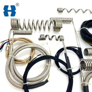 China Huadong with <strong>K</strong> <strong>Type</strong> Thermocouple Industrial Heating element Hot Runner <strong>Heater</strong> Spring Coil Electric <strong>Heater</strong>