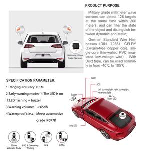 <span class=keywords><strong>Sensor</strong></span> de detecção de veículos sistema inteligente de auxílio para mudança de faixa com alerta de espelho para Dongfeng Honda Ciimo 2012