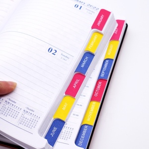 Cuadernos perforados impresos personalizados A5 diario de piel sintética 2025 diario y bolígrafo Calendario de oficina libro planificador semanal agendas - Product Image 6