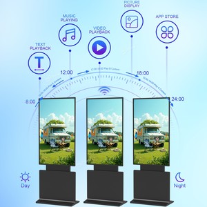 360SPB IFSR49A Stehender drehbarer Bildschirm LCD-Werbe kiosk Rotierendes vertikales interaktives Display - Product Image 6