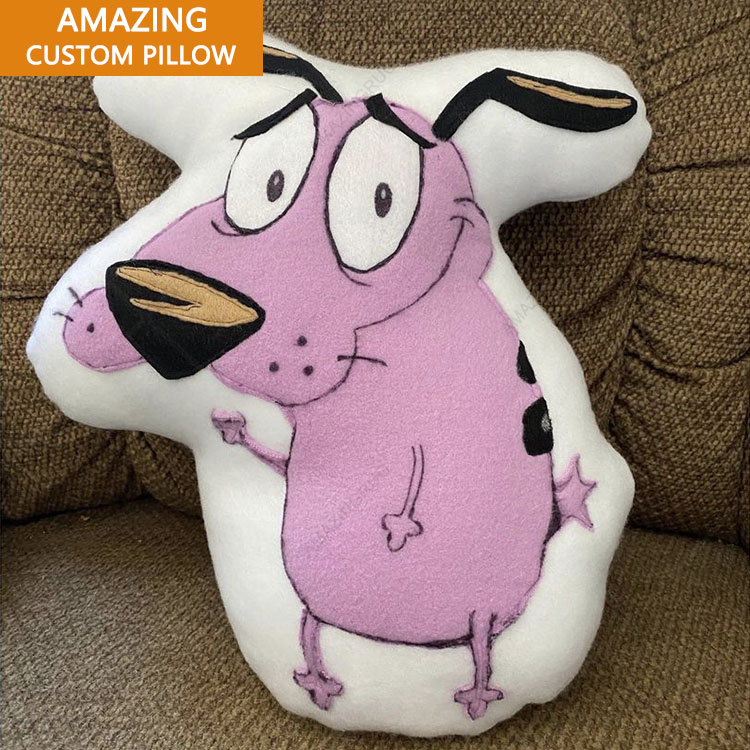 Almohada decorativa con diseño de perro