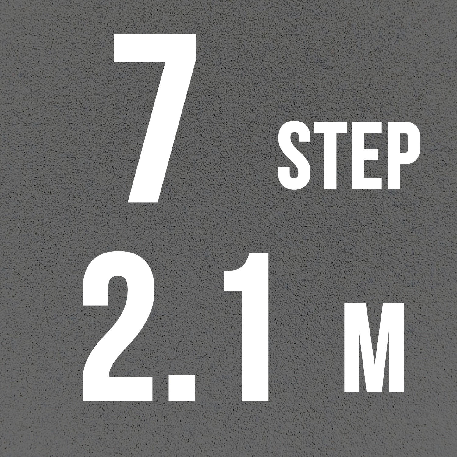 7 steps 2.1m
