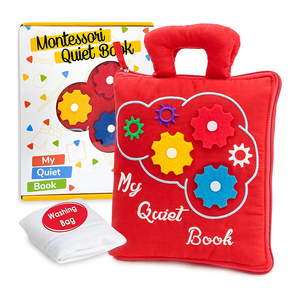 <strong>Basic</strong> Skills Activity Quiet <strong>Book</strong> Preschool Learning Soft Travel Sensory Educational Busy Cloth <strong>Books</strong> for Kids - Product Image 1