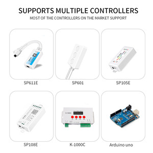 WS2812B indirizzabile singolarmente RGBIC anello a LED WS2812 241LED modulo luce DC5V - Product Image 5