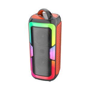 4-Inch Dual Speaker with 25 W <strong>Output</strong> RGB LED Lighting and 2 Kabellose Party Lautsprecher Mini for Outdoor <strong>Computer</strong> Use - Product Image 2