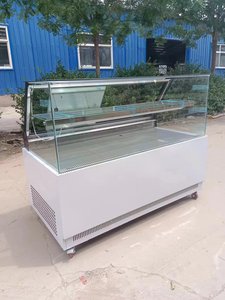 カスタム6フィート調理済み食品冷蔵庫ショーケースデリフードディスプレイ肉用冷蔵庫 - Product Image 3