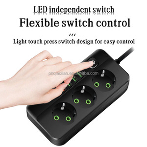Multi <strong>Functional</strong> European Standard Home <strong>Patch</strong> <strong>Panel</strong> Intelligent Plug with USB Office Wholesale Plug with Cable - Product Image 3