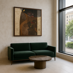 Nhật Bản có giá trị mảnh có khung Lang Thang mặt trăng phòng ngủ trang trí tường nghệ thuật trang trí bức tranh - Product Image 3