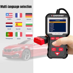 Kw320 Obd2 сканер для Авто Obd 2 Автомобильный диагностический инструмент автомобильный считыватель кодов русскому языку Pk Elm327 - Product Image 1