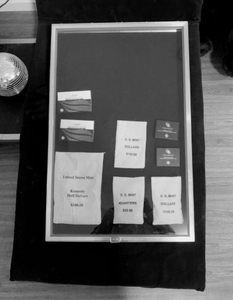 Handmade tái sử dụng nhôm hiển thị trường hợp 24x18x3 Súng Đen Pistol dao thẻ thương mại hiển thị USA hộp bảo vệ và mùi bằng chứng - Product Image 2