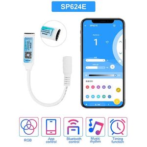 SP623E SP624E Mini RGB RGBW Controller di colore che cambia striscia LED musica Blue tooth APP Control Dimmer - Product Image 3
