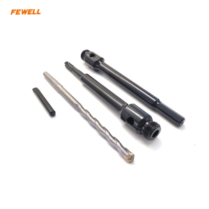 Juego de brocas de núcleo seco de diamante de 7 piezas del mercado del Reino Unido segmentos de ranura en V roscados BSP de 1/2 pulgadas con caja de aluminio para ladrillo y hormigón - Product Image 6
