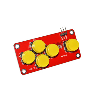 Teclado AD Simular Módulo de cinco teclas Botón analógico Sensor Placa de expansión