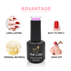 Yüksek kaliteli uzun ömürlü 1 adım uv jel tırnak kapalı ıslatın 10ml 15ml tek adımda jel cila seti - Product Image 2