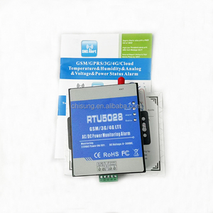 Controlador GSM RTU5028 4G Abridor de puerta para sistema de alarma de seguridad para el hogar Compatible con Red TCP Llamada gratuita Alarma de falla de energía