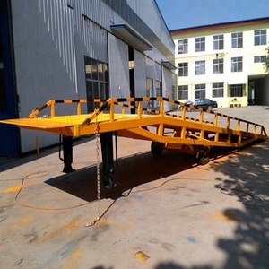 Mobile <strong>Loading</strong> &amp; Dock Ramps: Hydraulic Forklift <strong>Container</strong> Unloading Equipment - Product Image 2