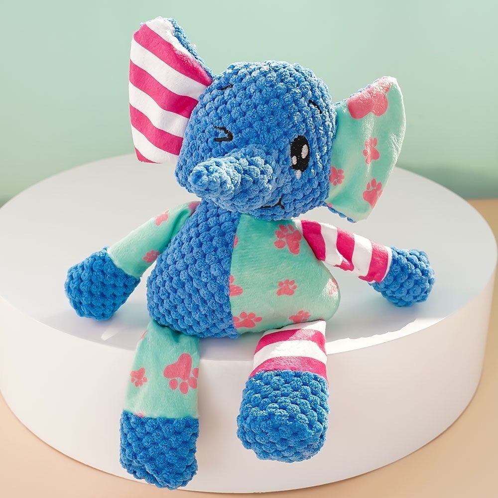 Plush stitching elephant-28*27cm-70g