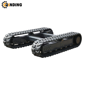 QDRT-6T 6Tons <strong>Rubber</strong> <strong>Track</strong> Undercarriage <strong>System</strong> for Mini-excavator with Hydraulic Motor for Sale