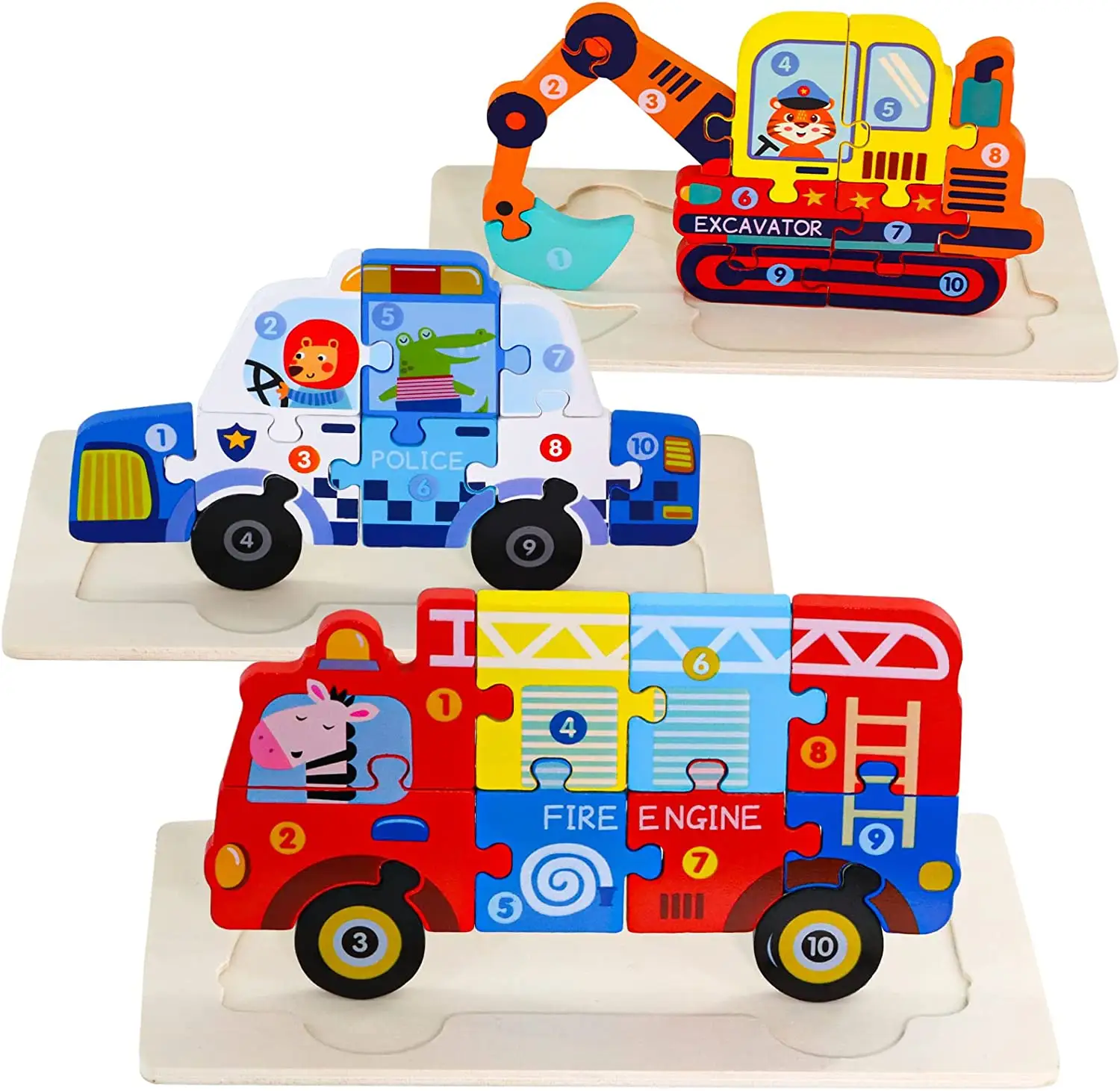 Pt Custom Houten Auto Auto Sets Houten Auto Speelgoed Puzzel Doen Alsof Kinderen Speelgoed Houten Auto 'S