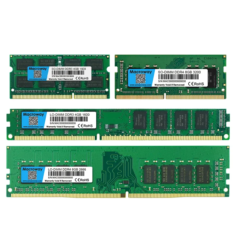 स्मृति रैम DDR1 1GB /DDR2 DDR3 DDR4 4GB 16GB