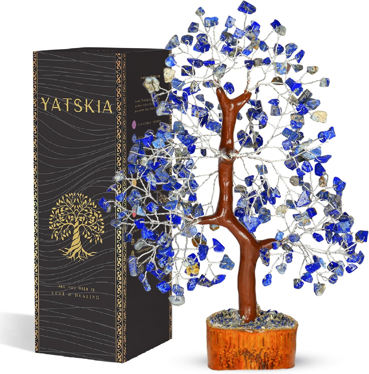 Lapis silver wire
