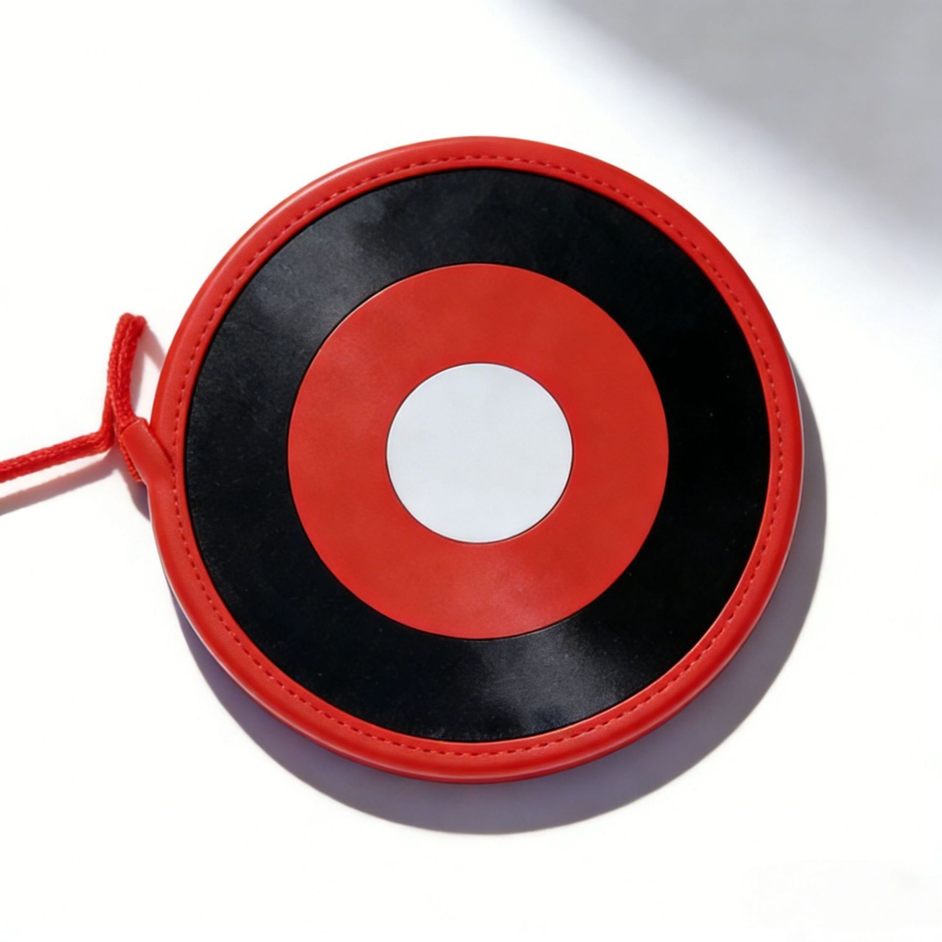 Cible longue en corde rouge