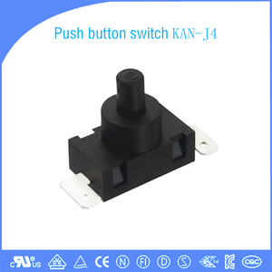 Interruttore a pulsante interruttore aspirapolvere singolo e doppio palo di accensione/spegnimento bloccato o momentaneo interruttore a pulsante con lightKAN-J4 - Product Image 2