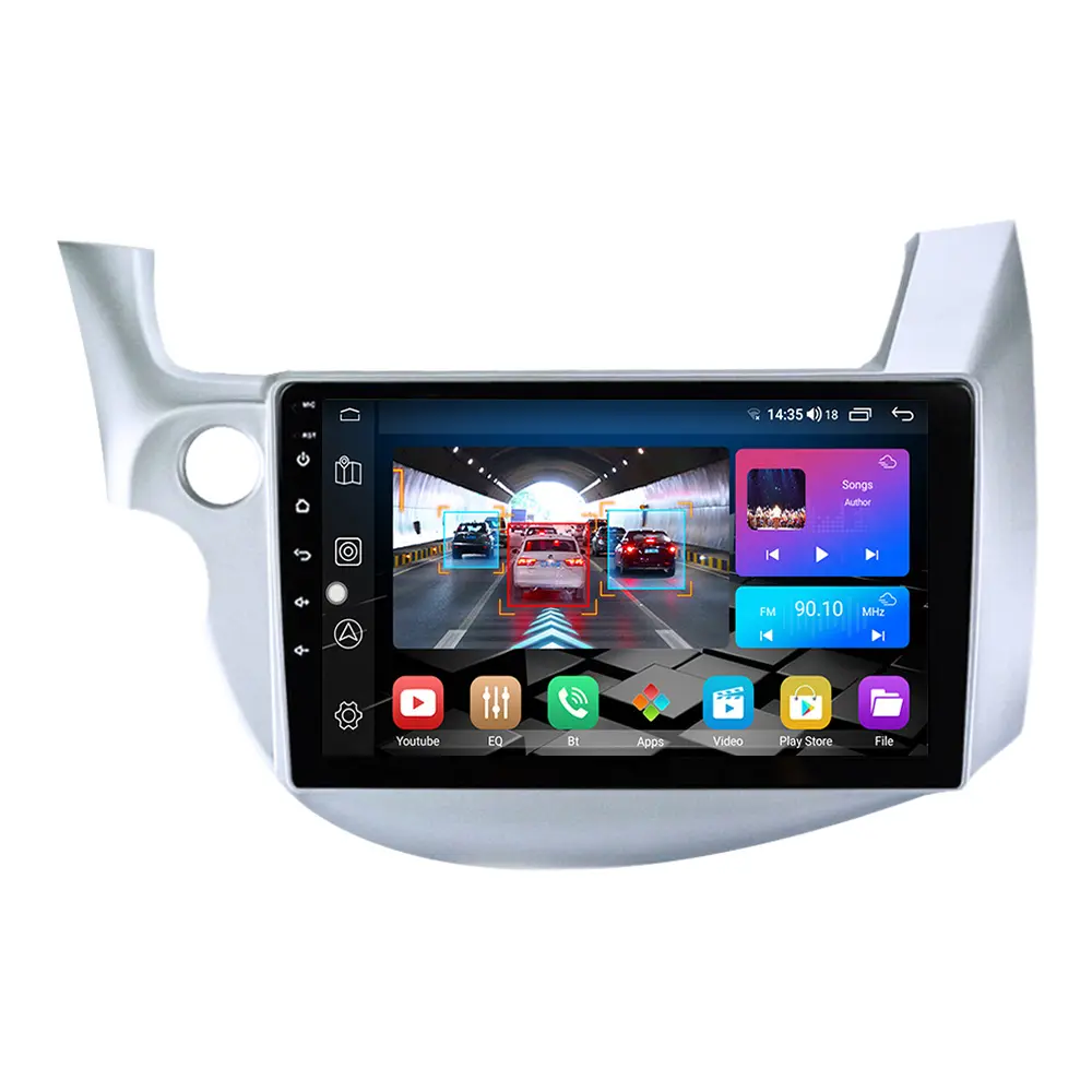 Lehx L6 Pro 2 DIN Android12ออโต้จีพีเอสรถยนต์มัลติมีเดียสำหรับฮอนด้าฟิตแจ๊ส2007-2013 autoradio สเตอริโอ4G CarPlay DVD