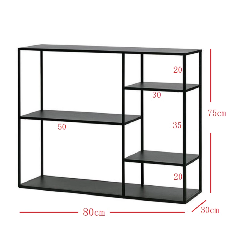 Noir mat: longueur 80 largeur 30 haut 75cm