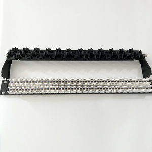 高密度1U 48端口非屏蔽UTP Cat6无连接接线板，带RJ45梯形插孔 - Product Image 5