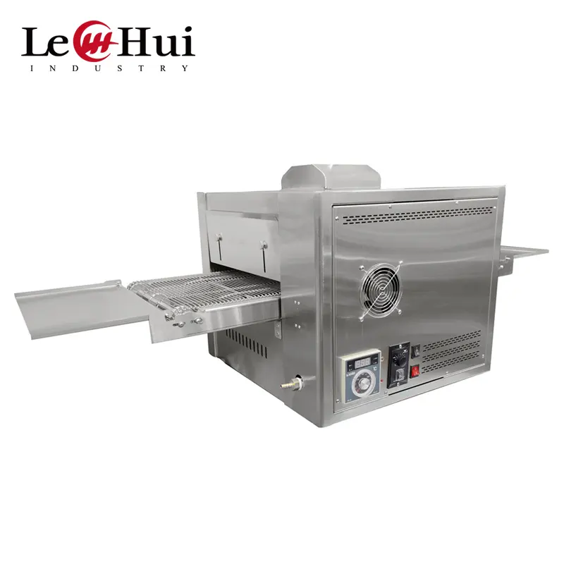 Horno de pizza portátil comercial profesional, Cinta Transportadora de Gas, encimera, horno de pizza de 18 pulgadas, quemador, transportador, equipo de cocina