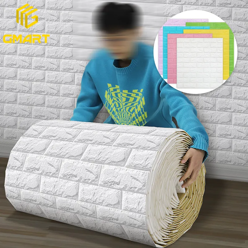 Paneles personalizados modernos para el hogar, pegatinas de pared de madera de Pvc 3D autoadhesivas de aves de Interior, decoración del hogar de Corea, papel tapiz de paisaje para niños