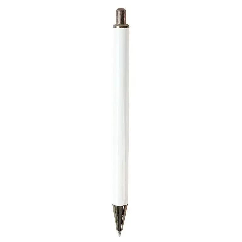Металлическая шариковая ручка с сублимационной толщиной 1 мм с черным наполнением для стационарного использования в школьном офисе
