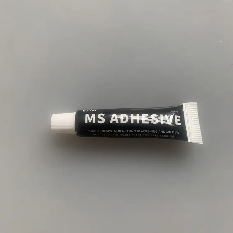 Hot Sale Professional Lower Price Black Packaging Tube Waterproof Paintable Ms Polymer Adhesive Apply To Indoor House