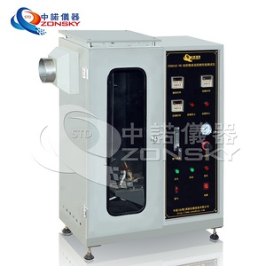 ASTM D6413 Têxtil Vertical da Chama de Ensaio Câmara/Têxtil Vertical Queima Tester