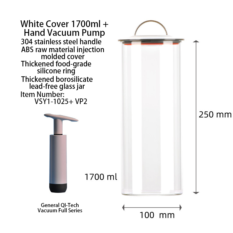 1700ml+hand pump White