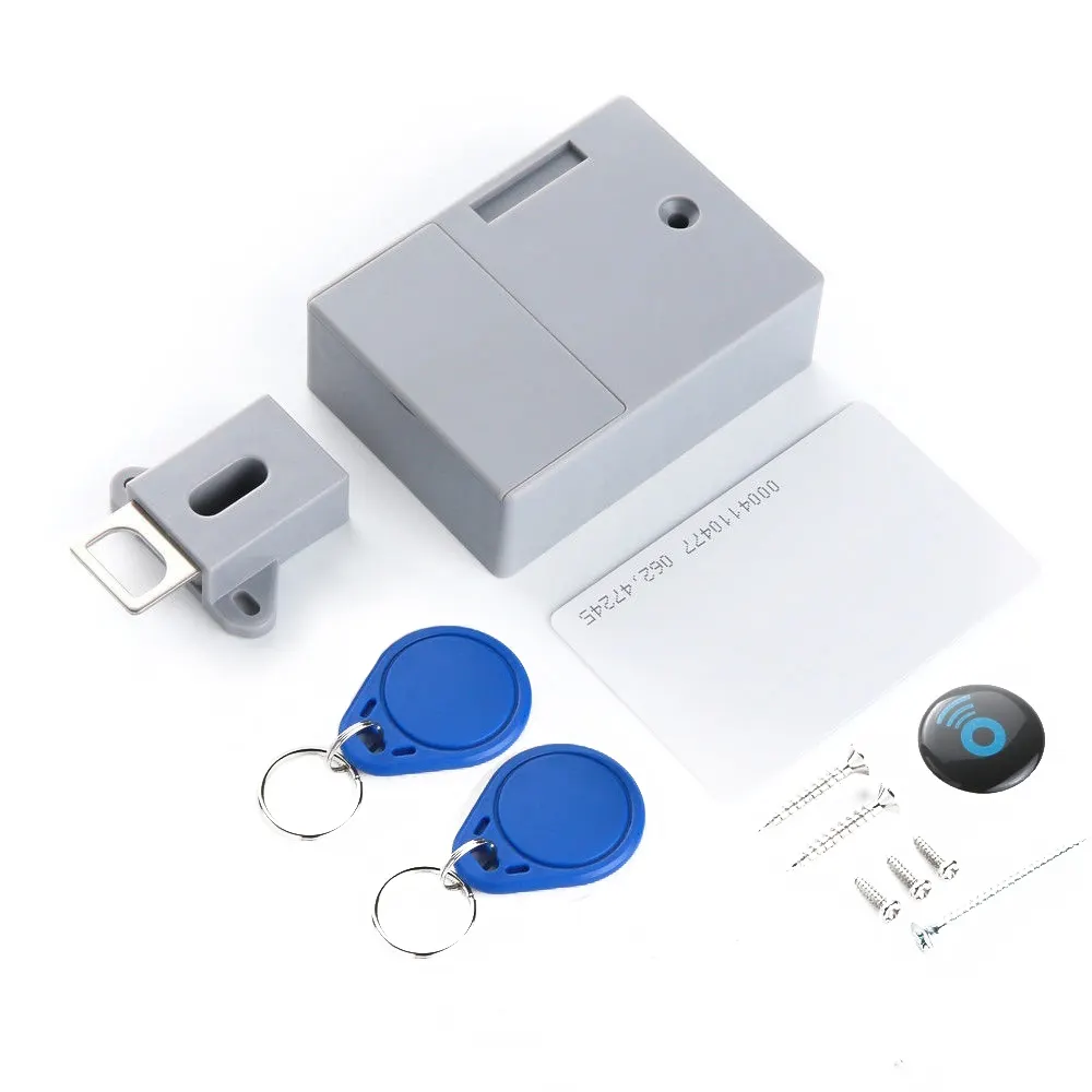 Elektronische Schublade Schlösser Kind Sicherheit Kit Schrank Schloss Riegel Induktion RFID DIY Versteckte Sicherheit Digitale Intelligente Umkleide